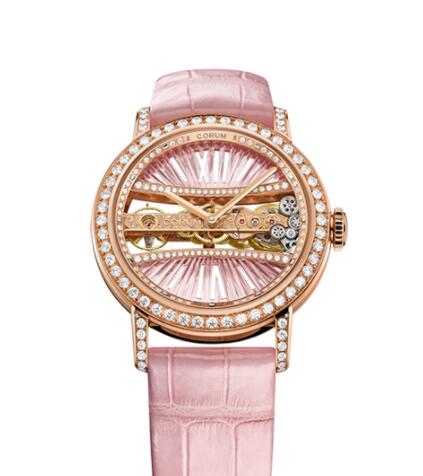 Review Copy Corum Golden Bridge 39 Rose Gold Diamonds Watch B113/03200 - 113.000.85/0F08 DR91R - Click Image to Close